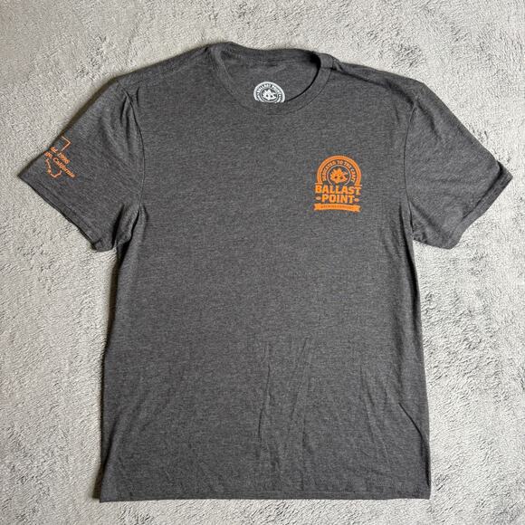 Ballast Point Brewing Shirt Adult M Tee IPA Sculpin India Pale Ale Merch Gray - Picture 2 of 5
